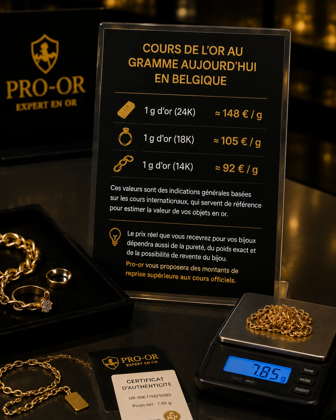 cours de l'or au gramme envoyer son or via fedex en belgique