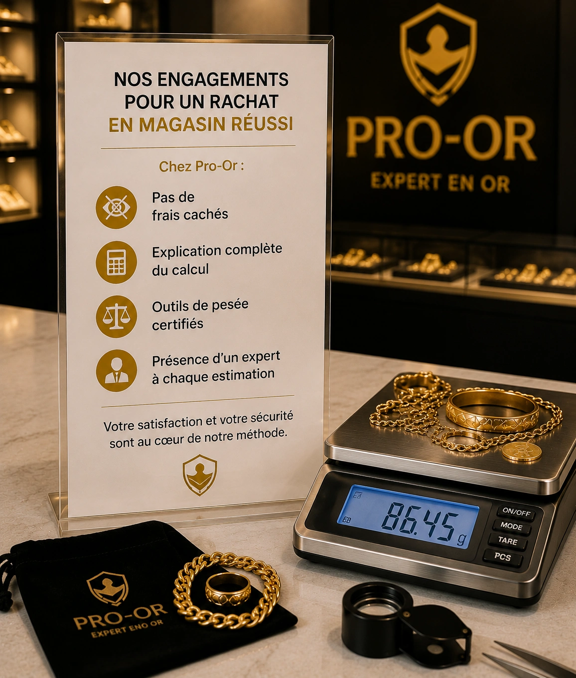 engagement pro-or Engagement qualité rachat or chez pro-or