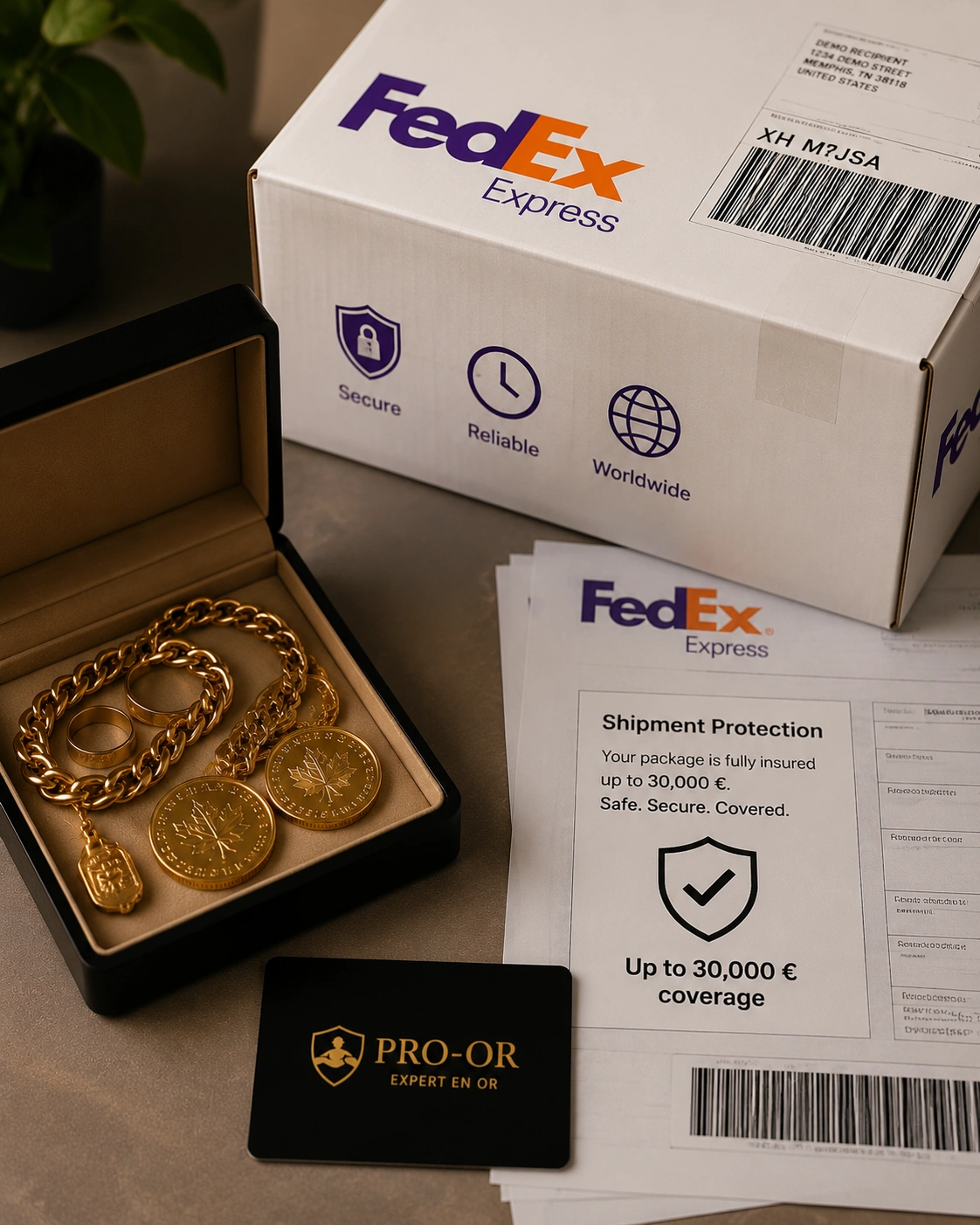 pourquoi fedex choisir pro-or pour revendre son or en magasin